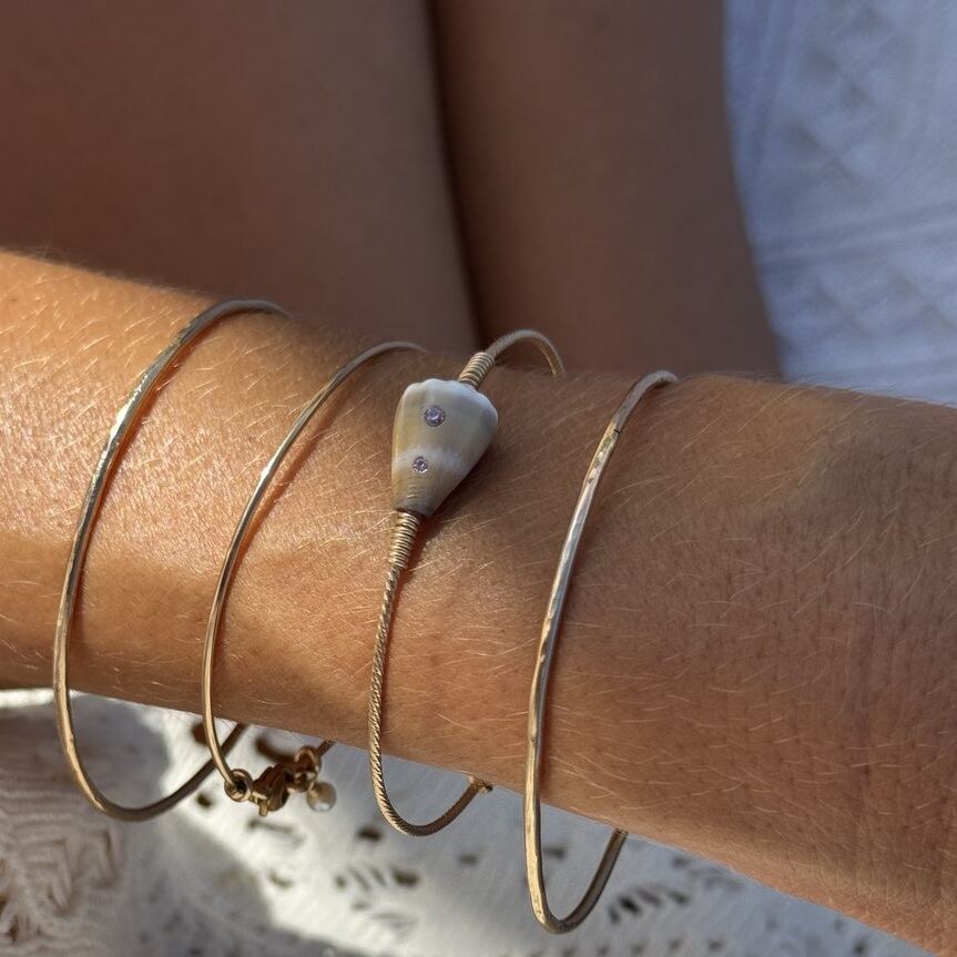 Bracelet Signature 14 | Maison Janines - Bijoux or à l’âme insulaire