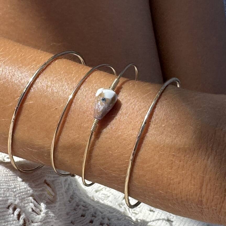 Bracelet Signature 15 | Maison Janines - Bijoux or à l’âme insulaire