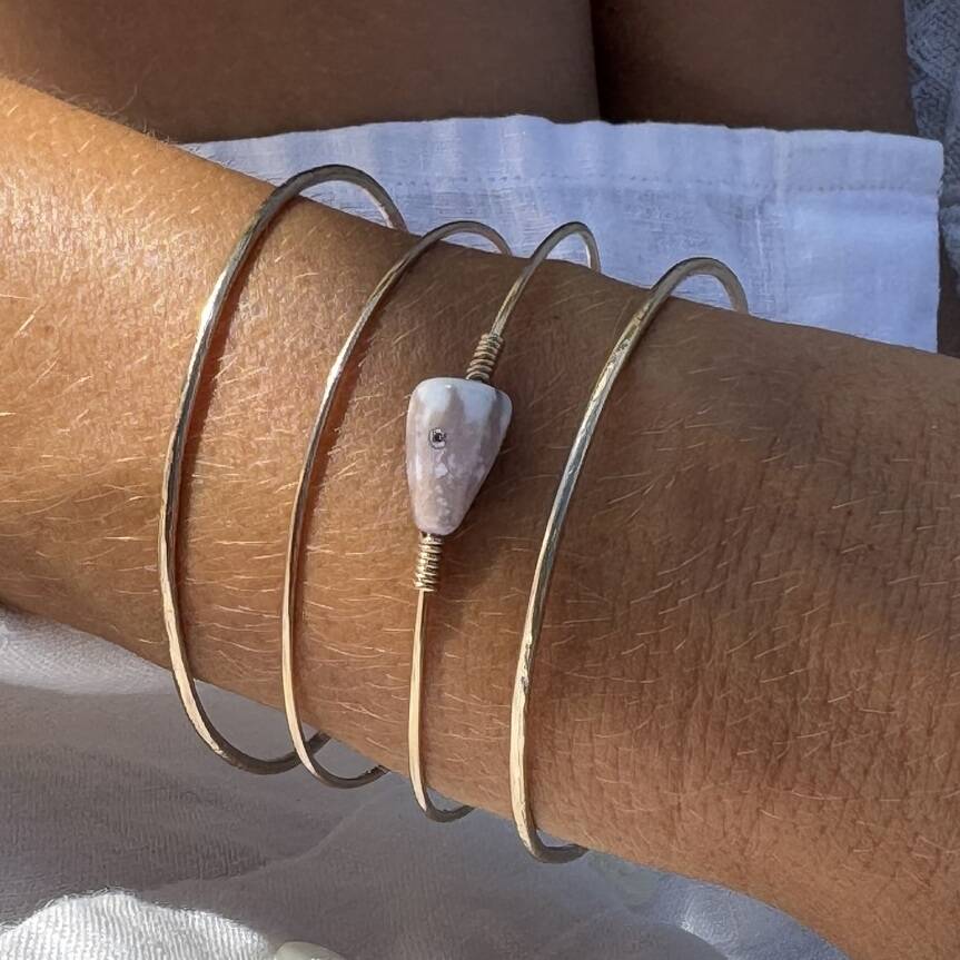 Bracelet Signature 20 | Maison Janines - Bijoux or à l’âme insulaire