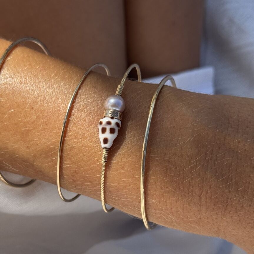 Bracelet Carnets 20 | Maison Janines - Bijoux or à l’âme insulaire