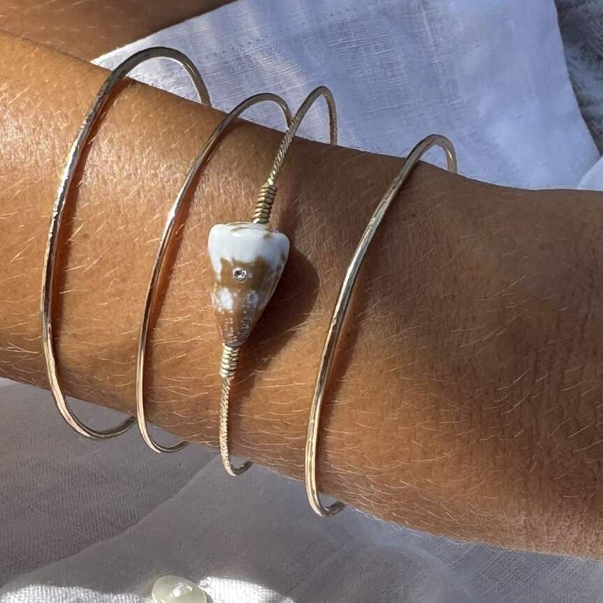 Bracelet Signature 21 | Maison Janines - Bijoux or à l’âme insulaire