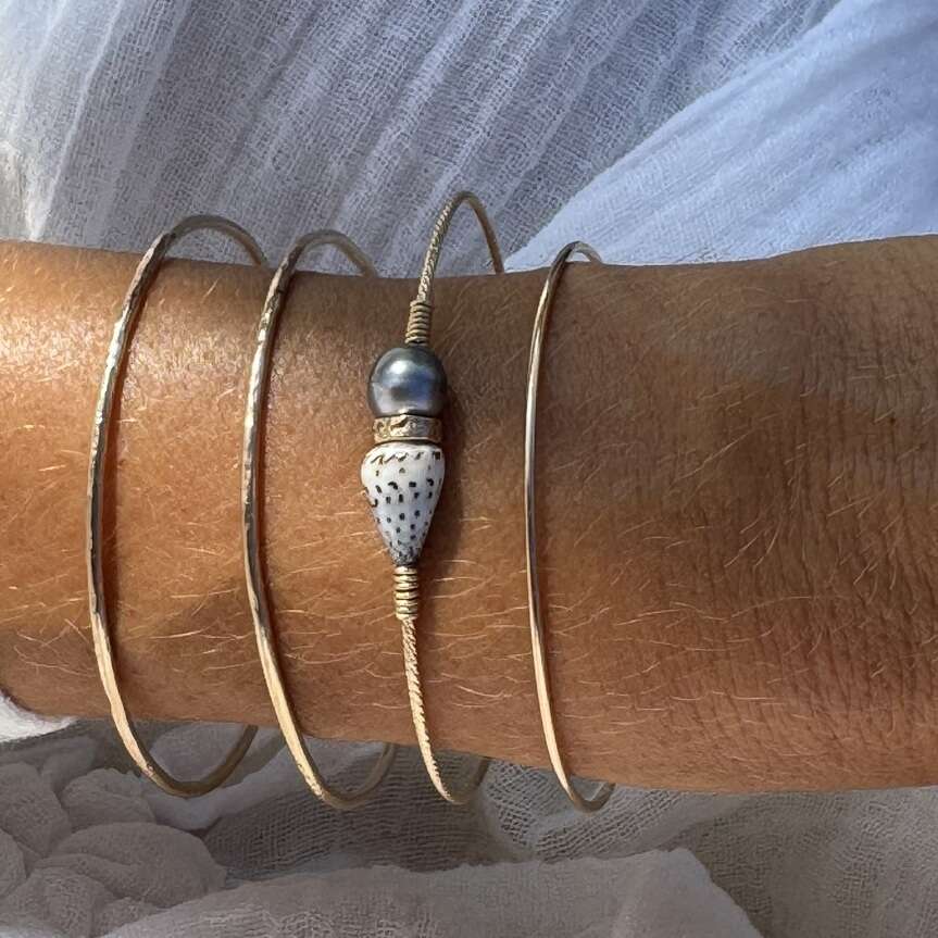 Bracelet Carnets 25 | Maison Janines - Bijoux or à l’âme insulaire