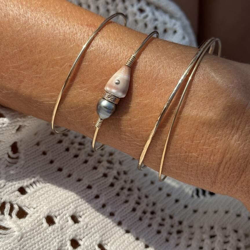 Bracelet Carnets 04 | Maison Janines - Bijoux or à l’âme insulaire
