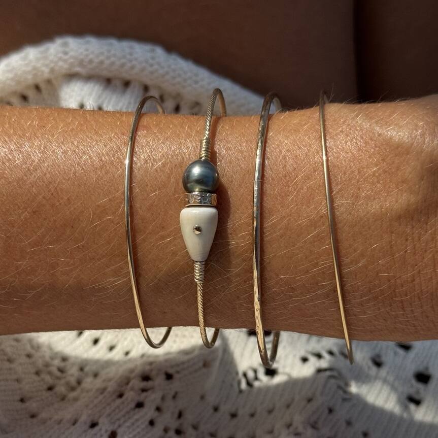 Bracelet Carnets 10 | Maison Janines - Bijoux or à l’âme insulaire