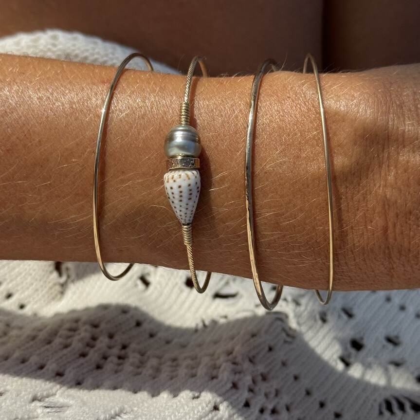 Bracelet Carnets 14 | Maison Janines - Bijoux or à l’âme insulaire