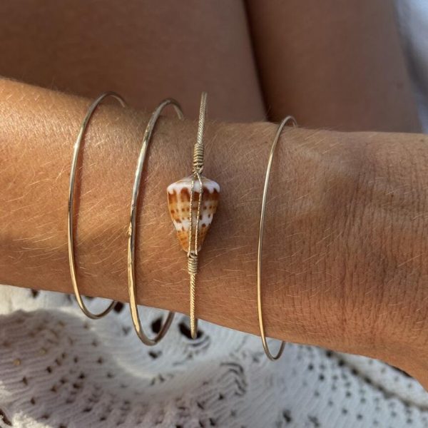 Bracelet Signature 22 | Maison Janines - Bijoux or à l’âme insulaire