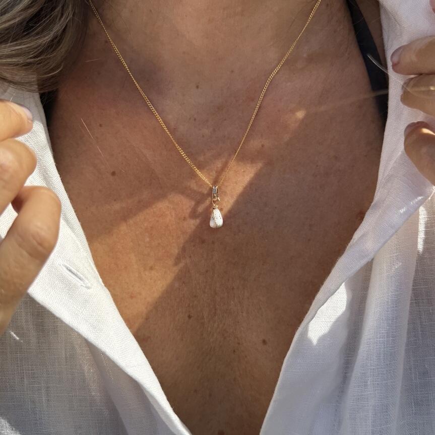 Collier Minus 08 | Maison Janines - Bijoux or à l’âme insulaire
