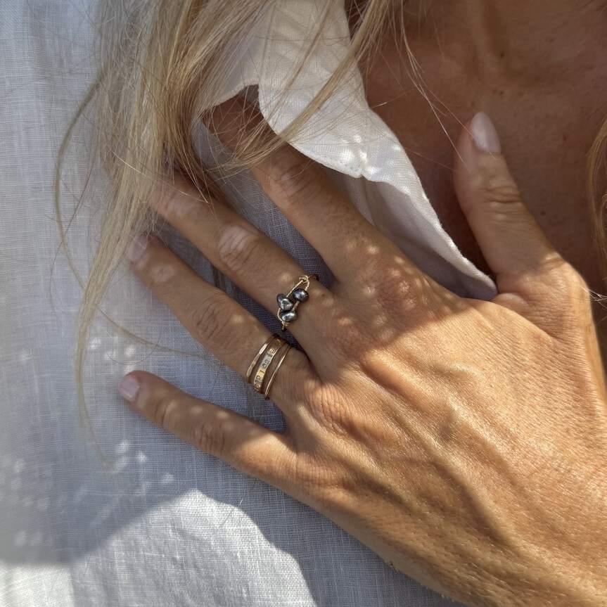 Bague 10 | Maison Janines - Bijoux or à l’âme insulaire