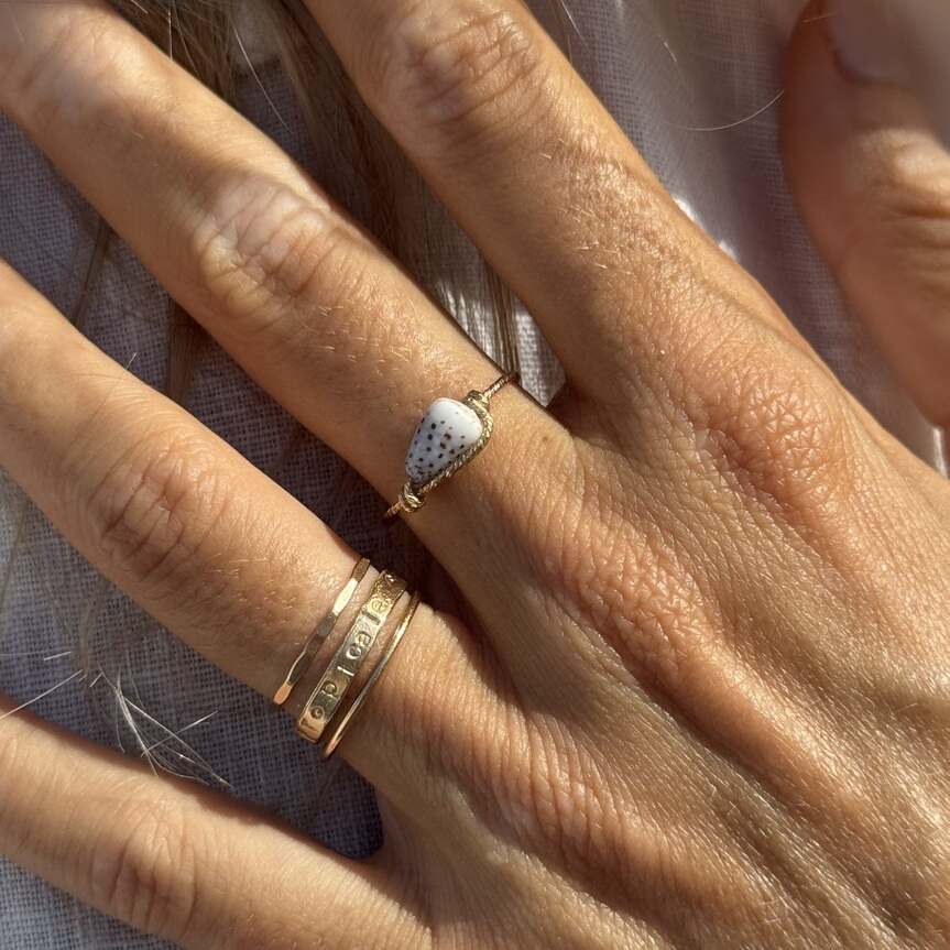 Bague 08 | Maison Janines - Bijoux or à l’âme insulaire