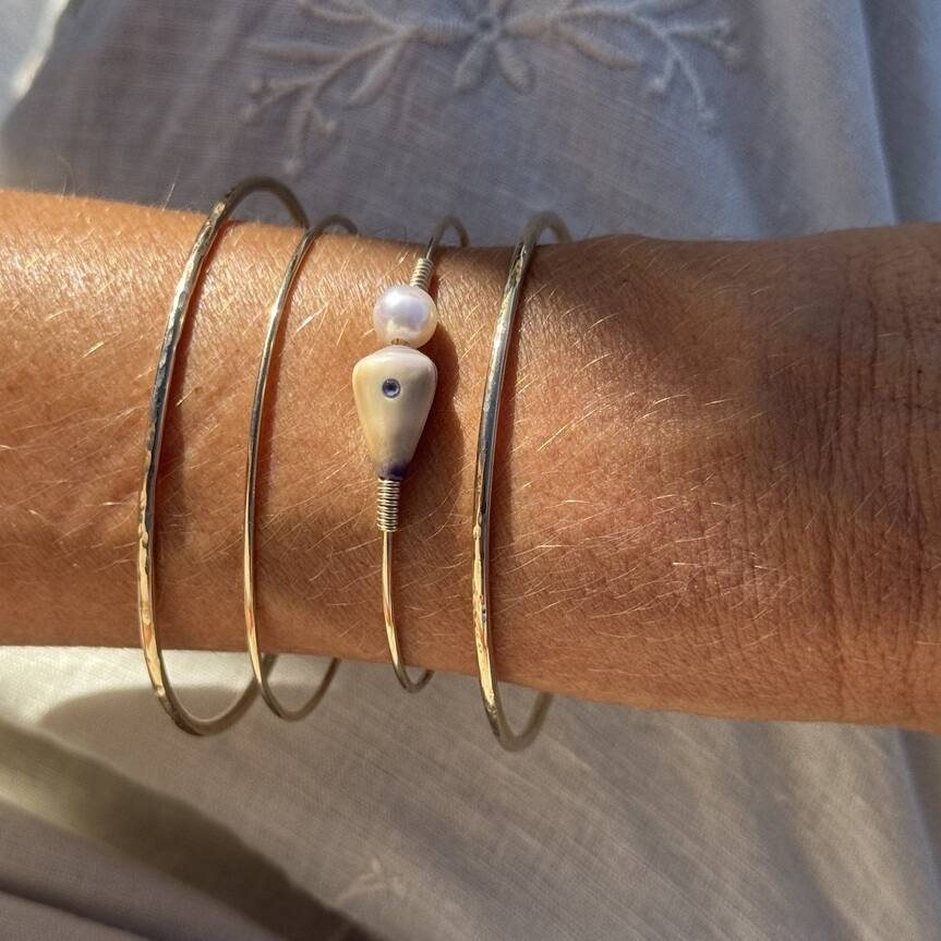 Bracelet Signature 03 | Maison Janines - Bijoux or à l’âme insulaire