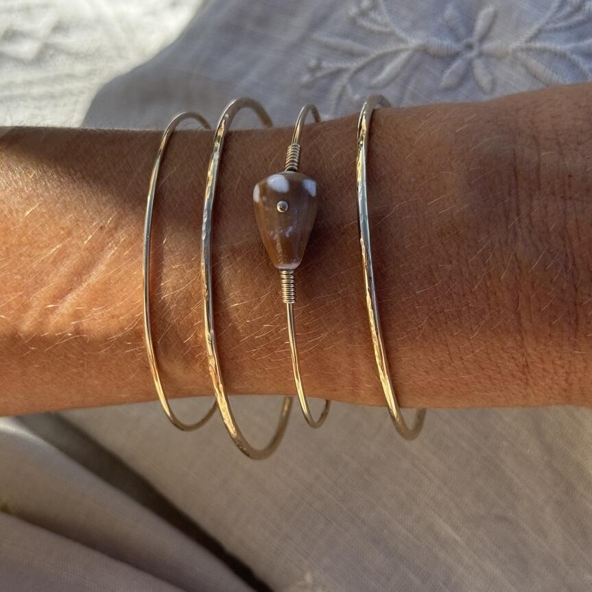 Bracelet Signature 06 | Maison Janines - Bijoux or à l’âme insulaire