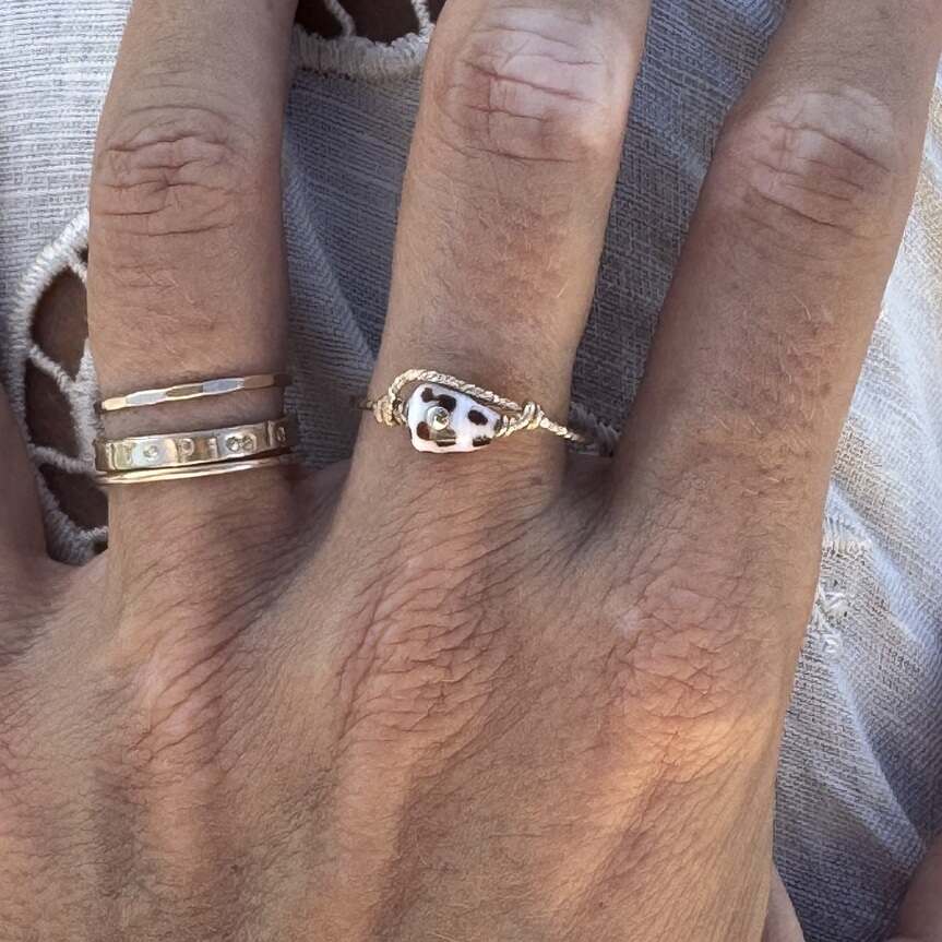 Bague 04 | Maison Janines - Bijoux or à l’âme insulaire