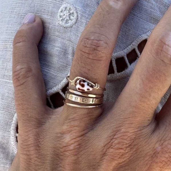 Bague 12 | Maison Janines - Bijoux or à l’âme insulaire