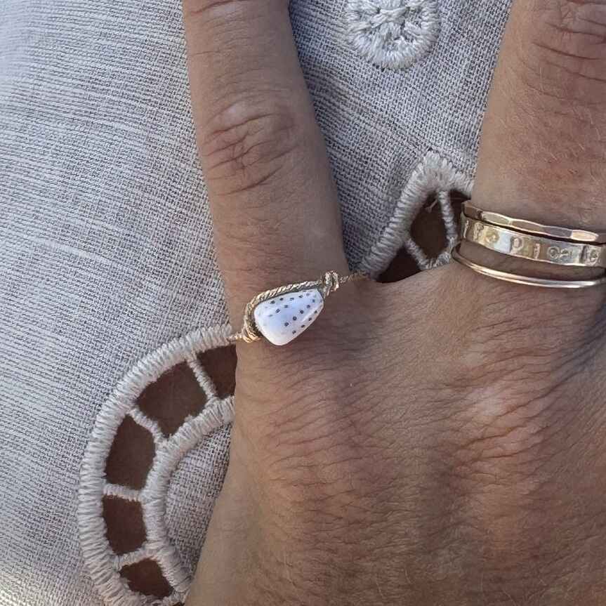 Bague 14 | Maison Janines - Bijoux or à l’âme insulaire