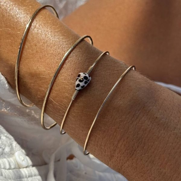 Bracelet Signature 01 | Maison Janines - Bijoux or à l’âme insulaire