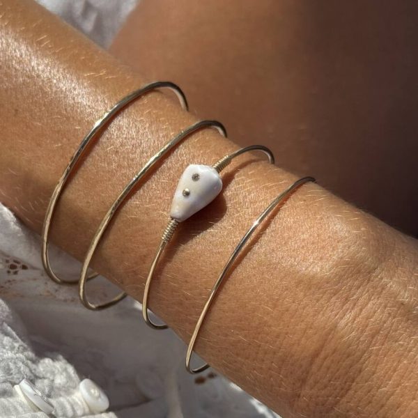 Bracelet Signature 02 | Maison Janines - Bijoux or à l’âme insulaire