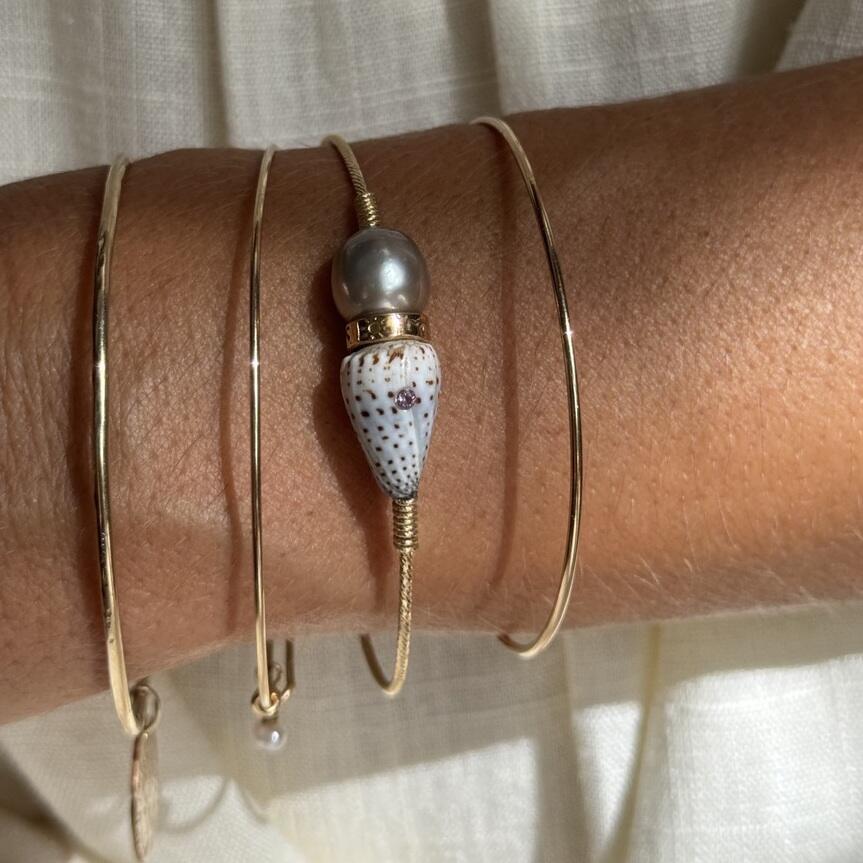 Bracelet Carnets 35 | Maison Janines - Bijoux or à l’âme insulaire