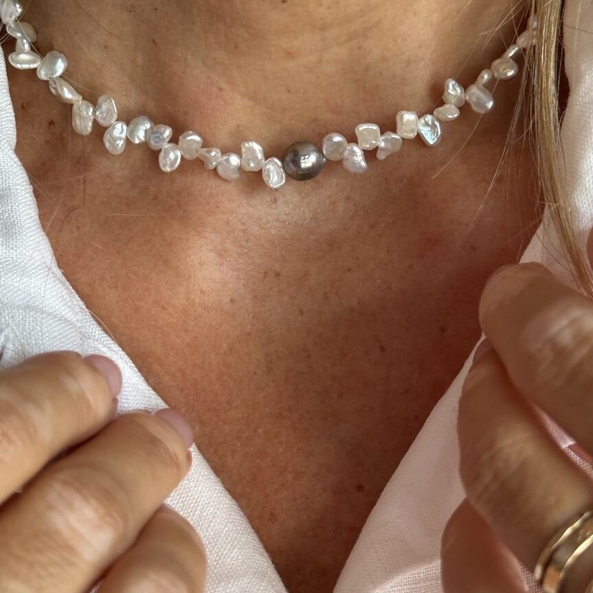 Collier Carnets 30 | Maison Janines - Bijoux or à l’âme insulaire