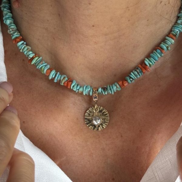 Collier Carnets 32 | Maison Janines - Bijoux or à l’âme insulaire