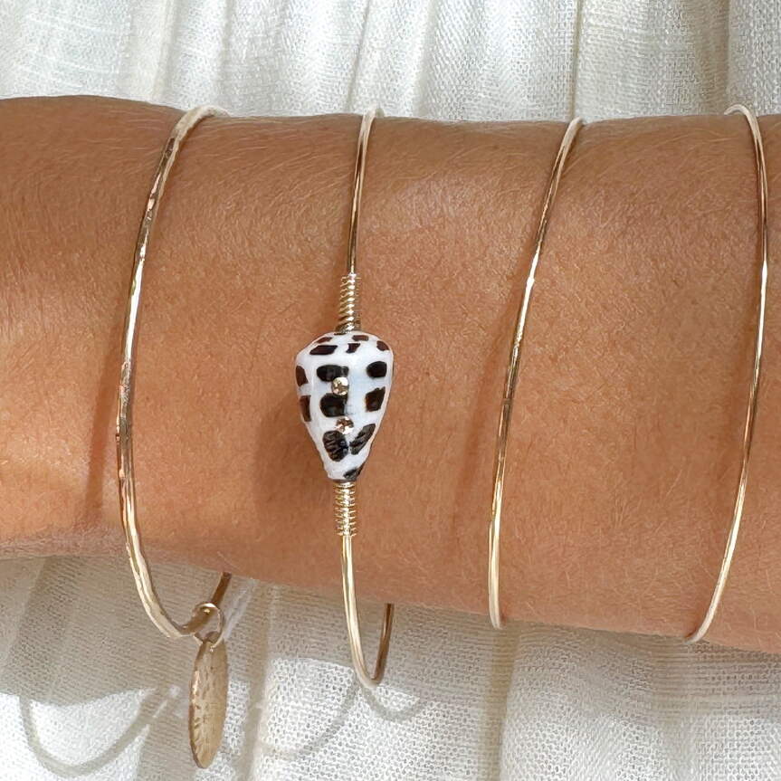 Bracelet Signature 33 | Maison Janines - Bijoux or à l’âme insulaire