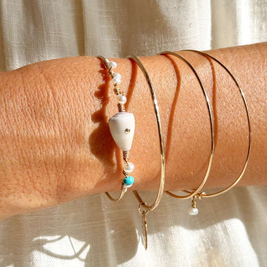 Bracelet Signature 38 | Maison Janines - Bijoux or à l’âme insulaire
