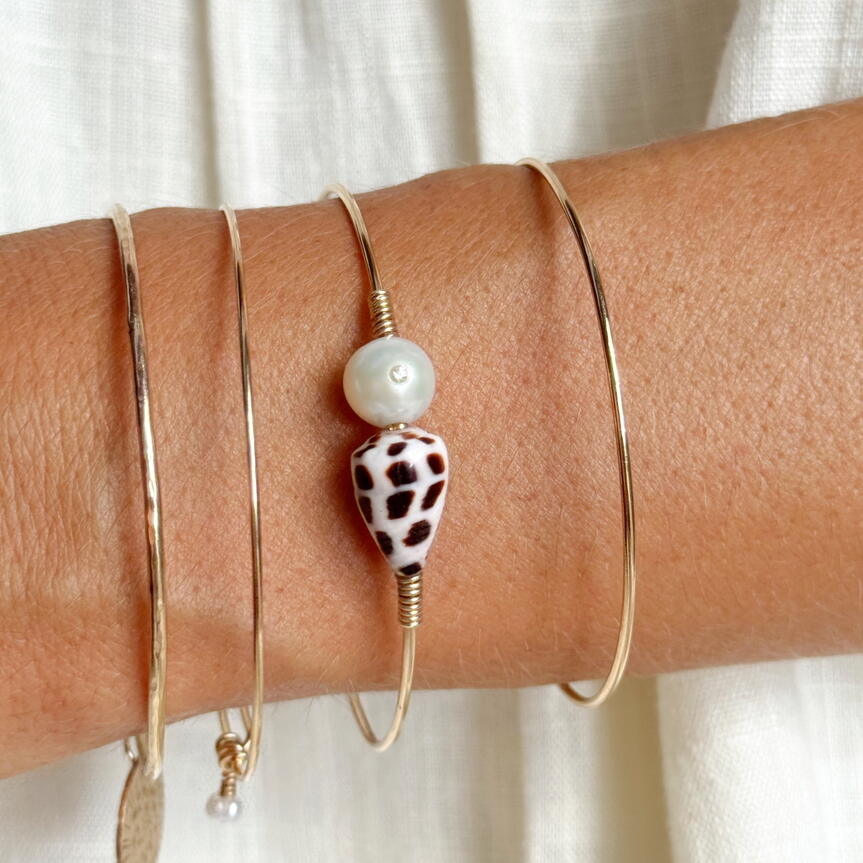 Bracelet Signature 39 | Maison Janines - Bijoux or à l’âme insulaire