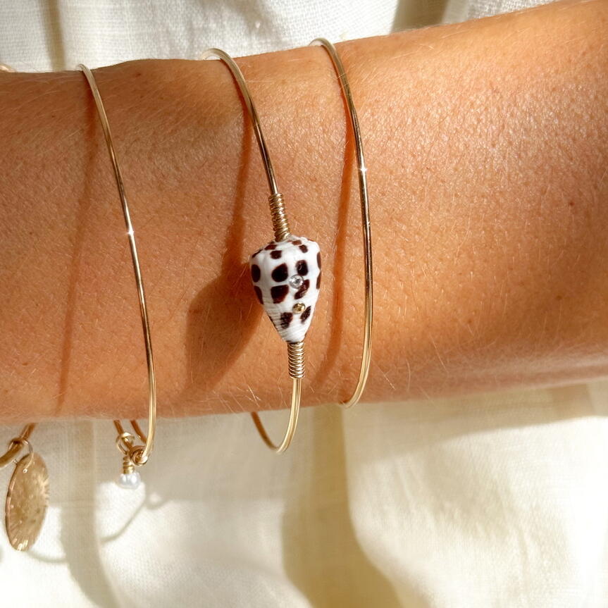 Bracelet Signature 32 | Maison Janines - Bijoux or à l’âme insulaire
