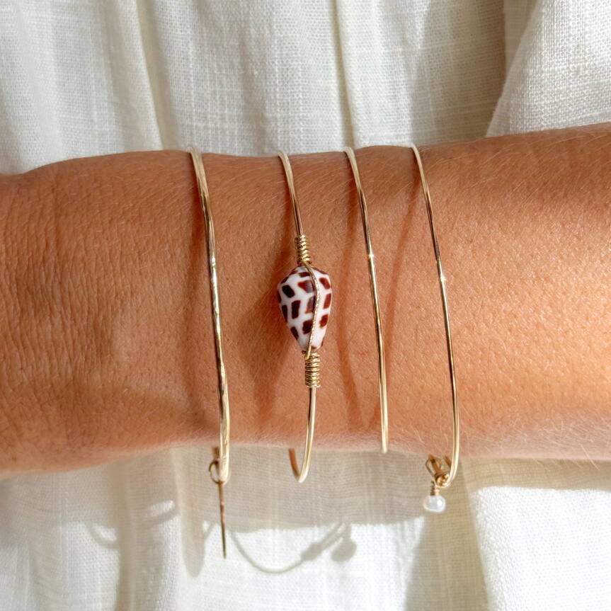 Bracelet Signature 36 | Maison Janines - Bijoux or à l’âme insulaire