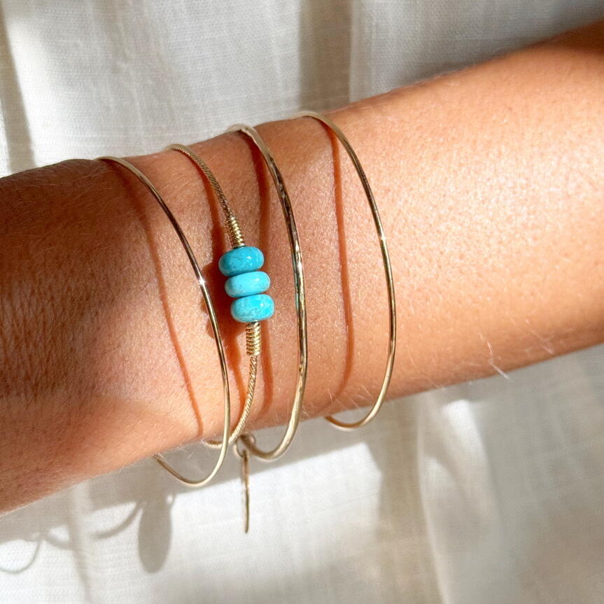 Bracelet Signature 31 | Maison Janines - Bijoux or à l’âme insulaire