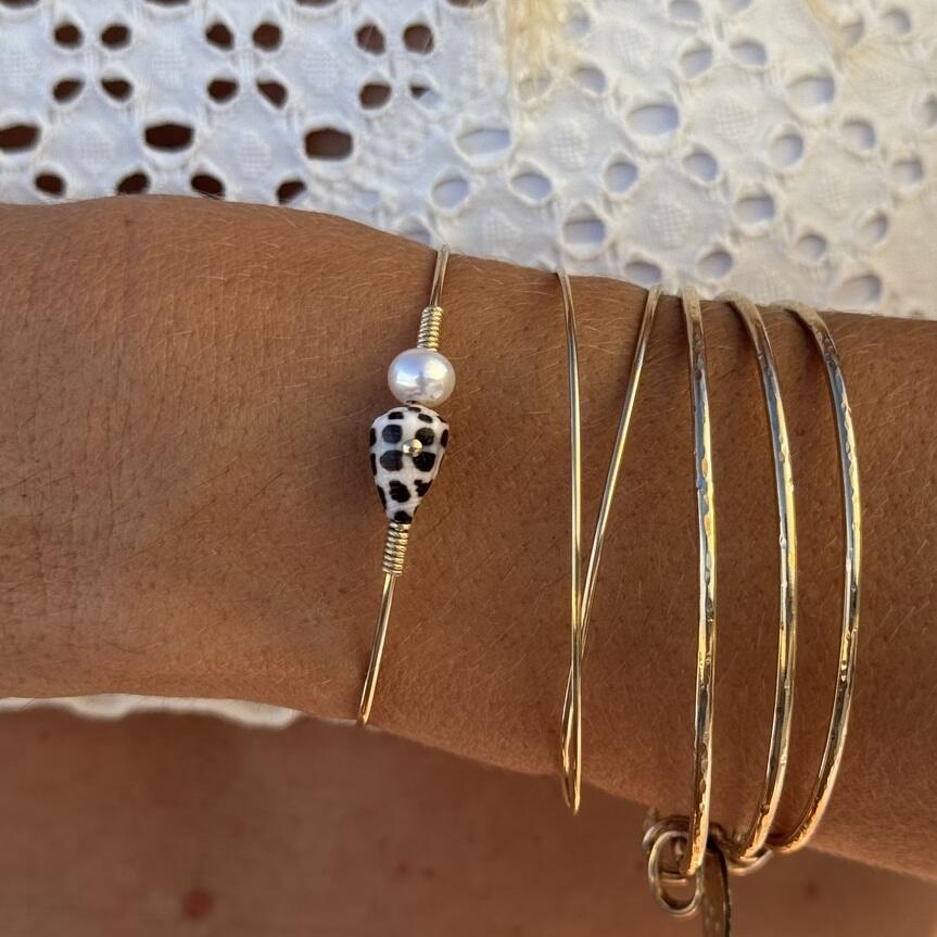 Bracelet Signature 21 | Maison Janines - Bijoux or à l’âme insulaire