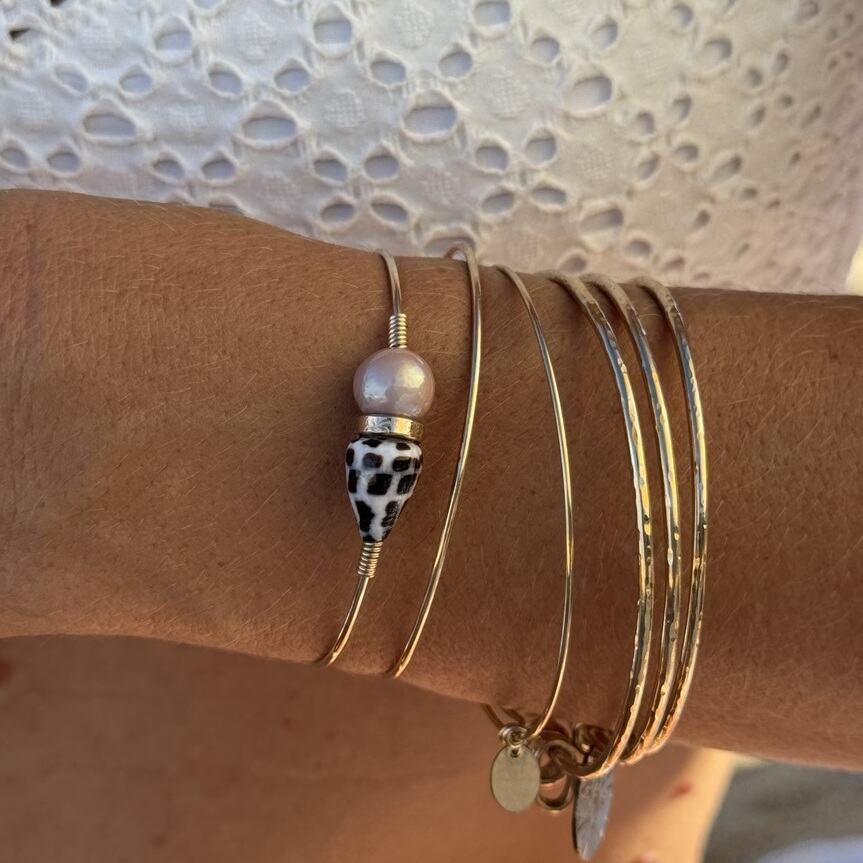 Bracelet Signature 19 | Maison Janines - Bijoux or à l’âme insulaire
