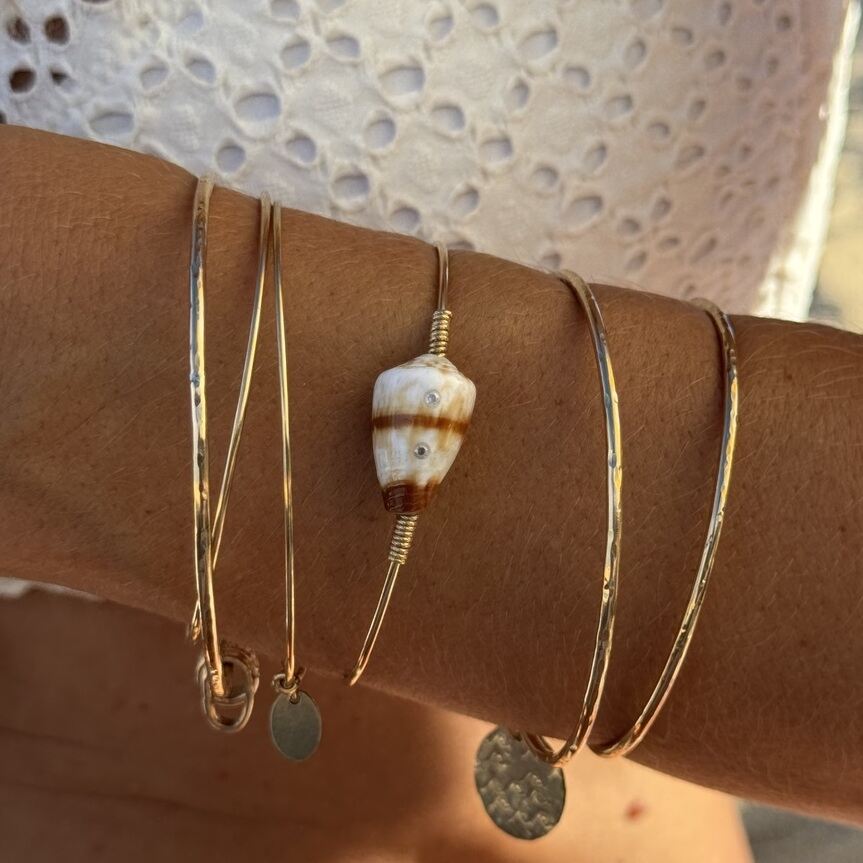 Bracelet Signature 14 | Maison Janines - Bijoux or à l’âme insulaire