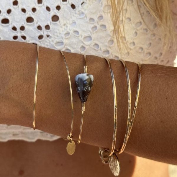 Bracelet Signature 7 | Maison Janines - Bijoux or à l’âme insulaire