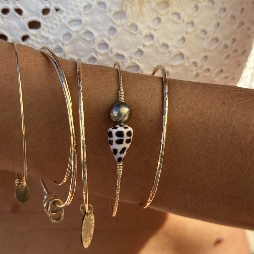 BRACELET PACIFICO 03 | Bijoux or à l’âme insulaire