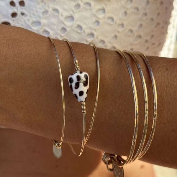 Bracelet Signature 2 | Maison Janines - Bijoux or à l’âme insulaire