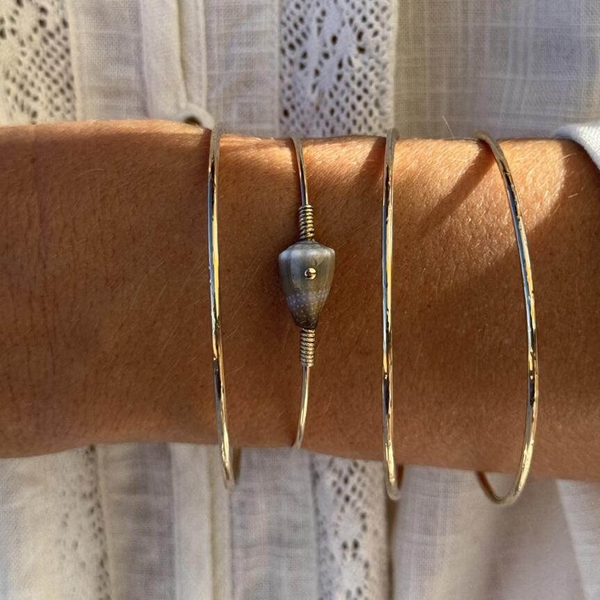 Bracelet Signature 16 | Maison Janines - Bijoux or à l’âme insulaire