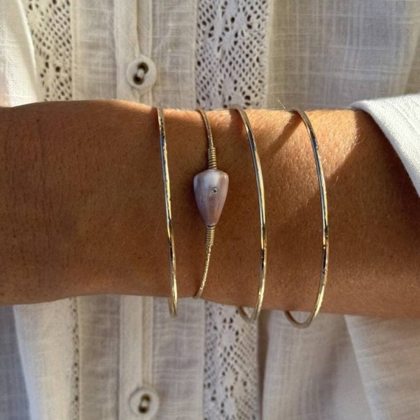 Bracelet Signature 22 | Maison Janines - Bijoux or à l’âme insulaire