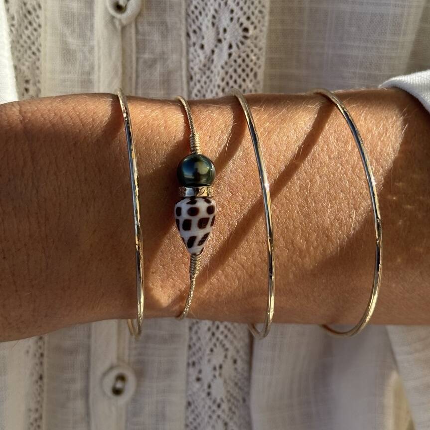 BRACELET PACIFICO 24 | Bijoux or à l’âme insulaire