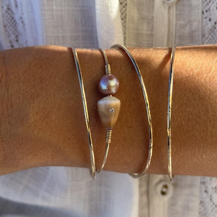 Bracelet Signature 11 | Maison Janines - Bijoux or à l’âme insulaire