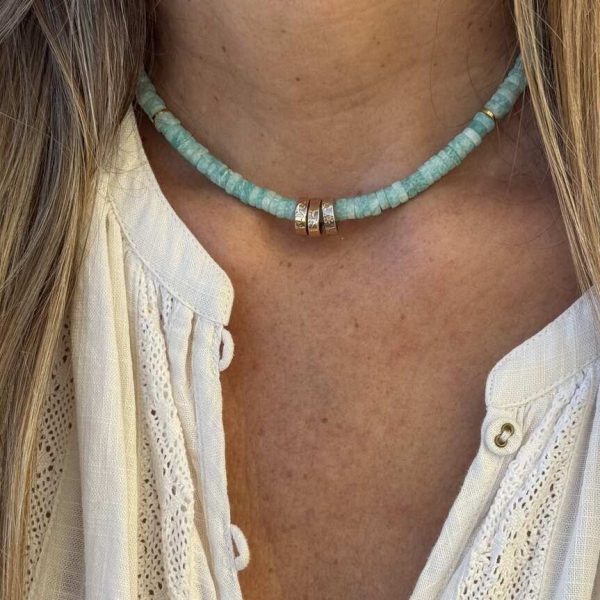 Collier signature 05 | Maison Janines - Bijoux or à l’âme insulaire