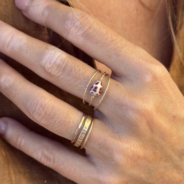 Bague 05 | Maison Janines - Bijoux or à l’âme insulaire
