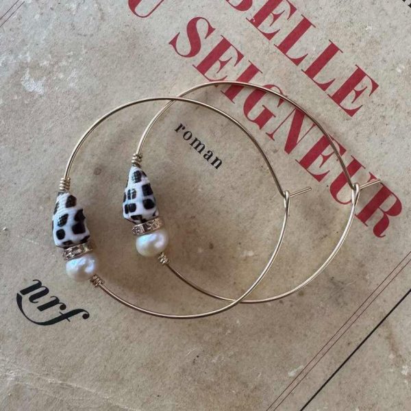 Boucles 03 | Maison Janines - Bijoux or à l’âme insulaire