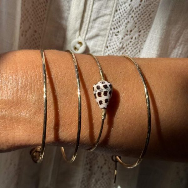 Bracelet Signature 25 | Maison Janines - Bijoux or à l’âme insulaire