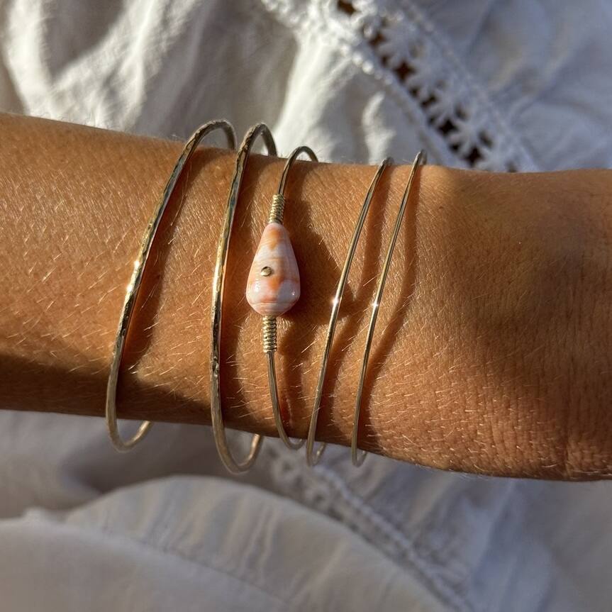Bracelet Signature 04 | Maison Janines - Bijoux or à l’âme insulaire