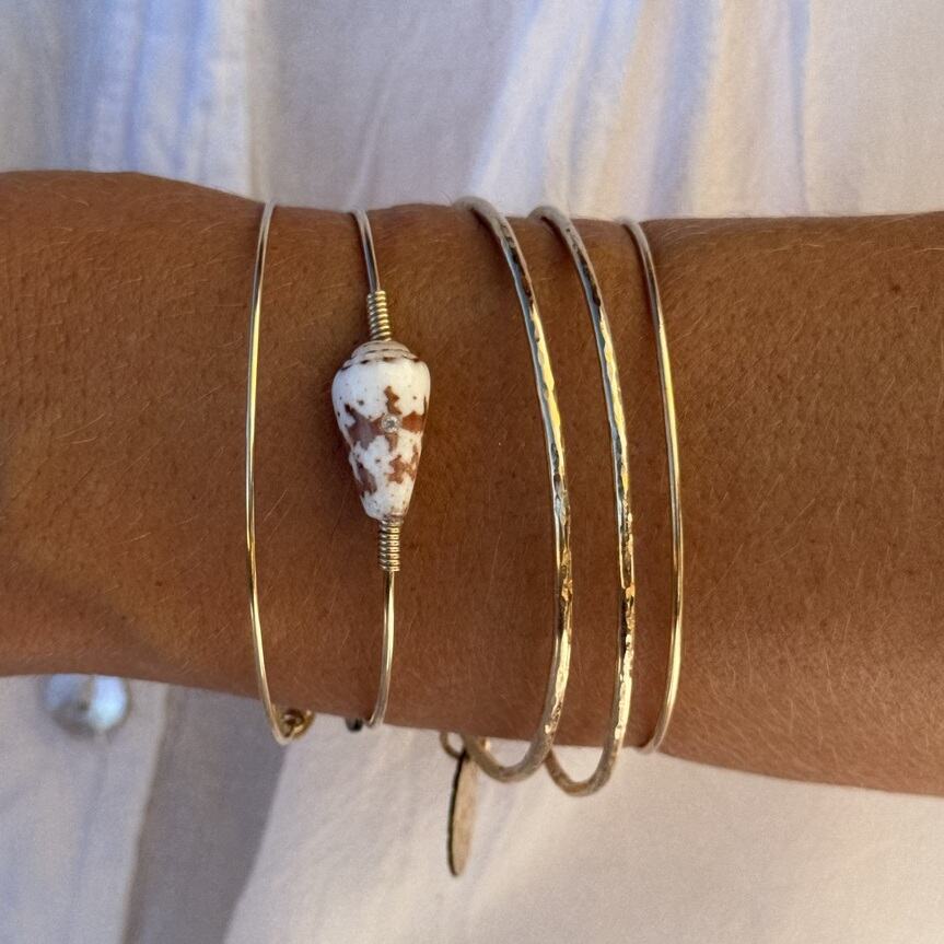 Bracelet Signature 08 | Maison Janines - Bijoux or à l’âme insulaire