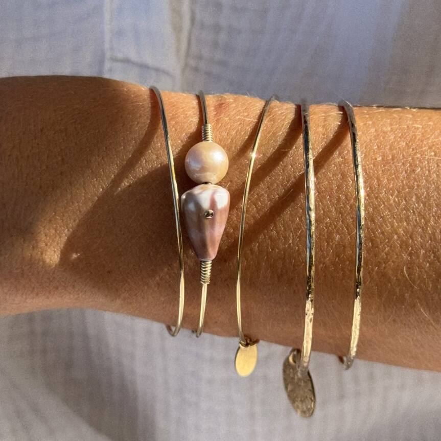 Bracelet Signature 10 | Maison Janines - Bijoux or à l’âme insulaire