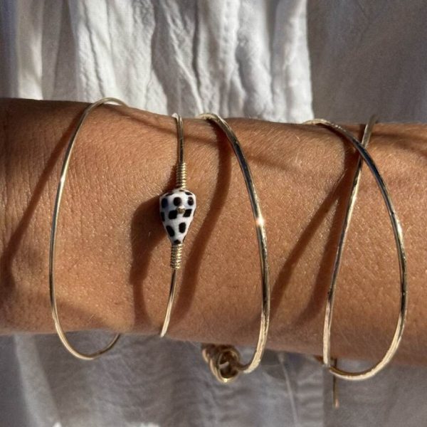 Bracelet Signature 02 | Maison Janines - Bijoux or à l’âme insulaire