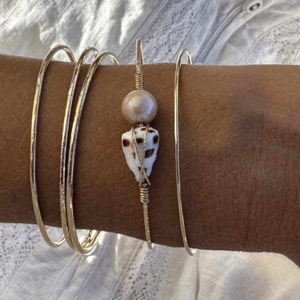 Bracelet Signature 23 | Maison Janines - Bijoux or à l’âme insulaire