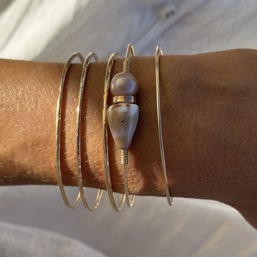 Bracelet Signature 16 | Maison Janines - Bijoux or à l’âme insulaire