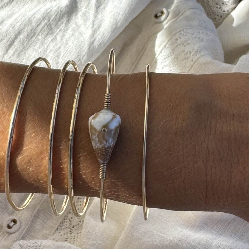 Bracelet Signature 21 | Maison Janines - Bijoux or à l’âme insulaire
